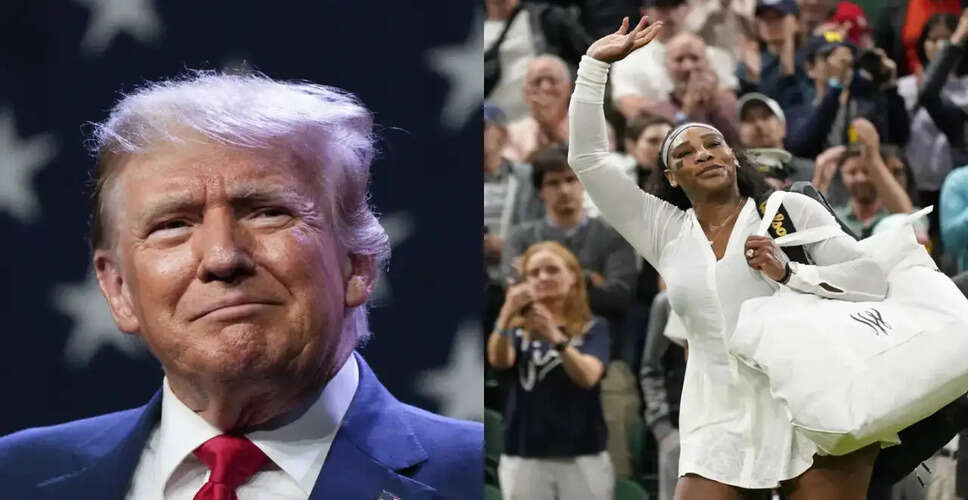 Donald Trump Shares Throwback Tennis Video with Serena Williams Amid Controversy