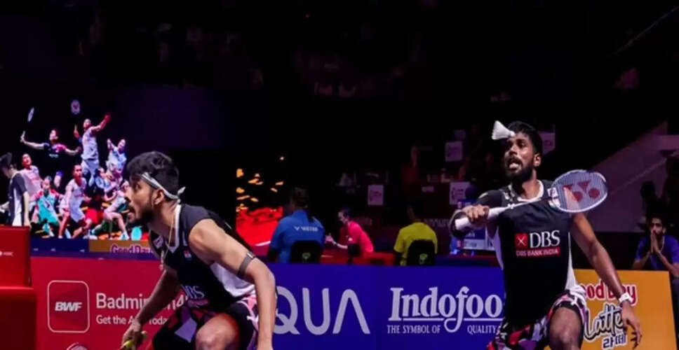 Satwiksairaj Rankireddy and Chirag Shetty Secure Bronze at BWF World Championships