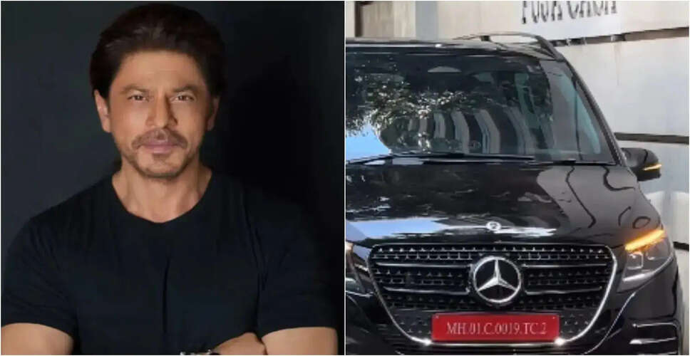 Shah Rukh Khan Expands His Luxury Car Collection with a New Mercedes-Benz V-Class