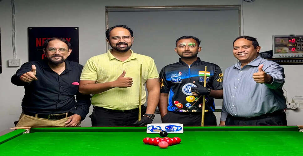 Odisha's Asutosh Padhy Triumphs in Thrilling Snooker Championship Finale