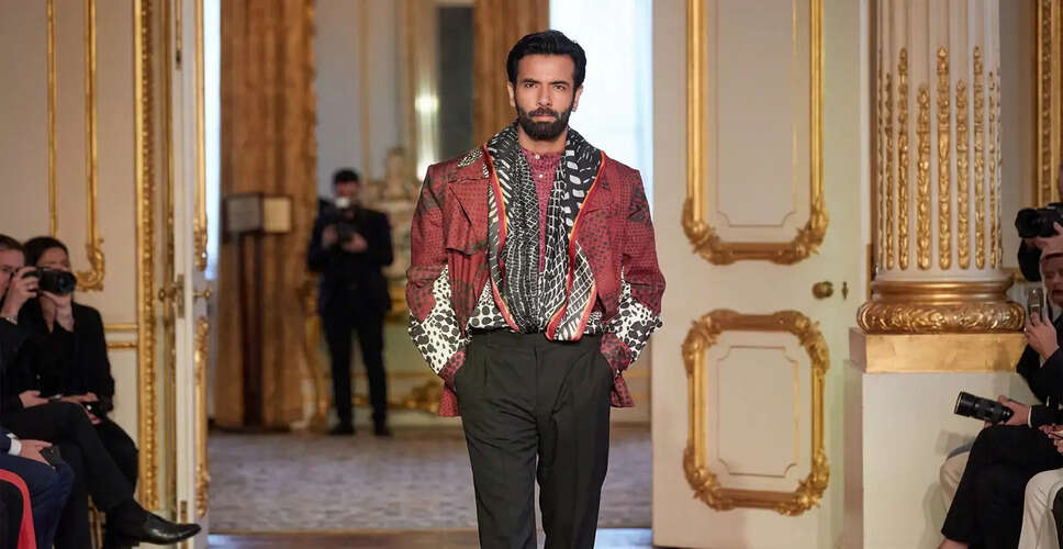 Danish Pandor Takes the Fashion World by Storm at Satya Paul's International Showcase