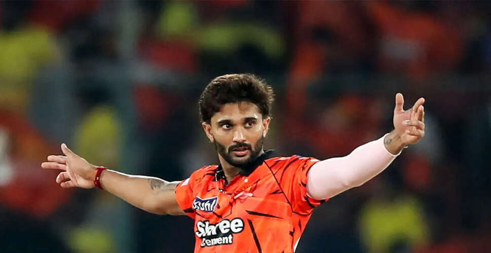 Sunrisers Hyderabad's Nitish Reddy Shines Ahead of Crucial Match Against Rajasthan Royals