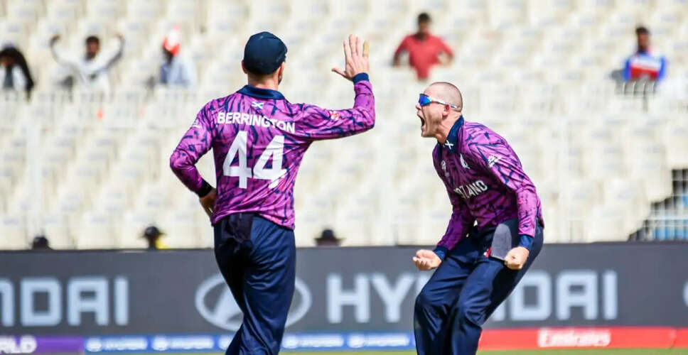 Scotland Unveils Squad for ICC Cricket World Cup League 2 Tri-Series in Nepal