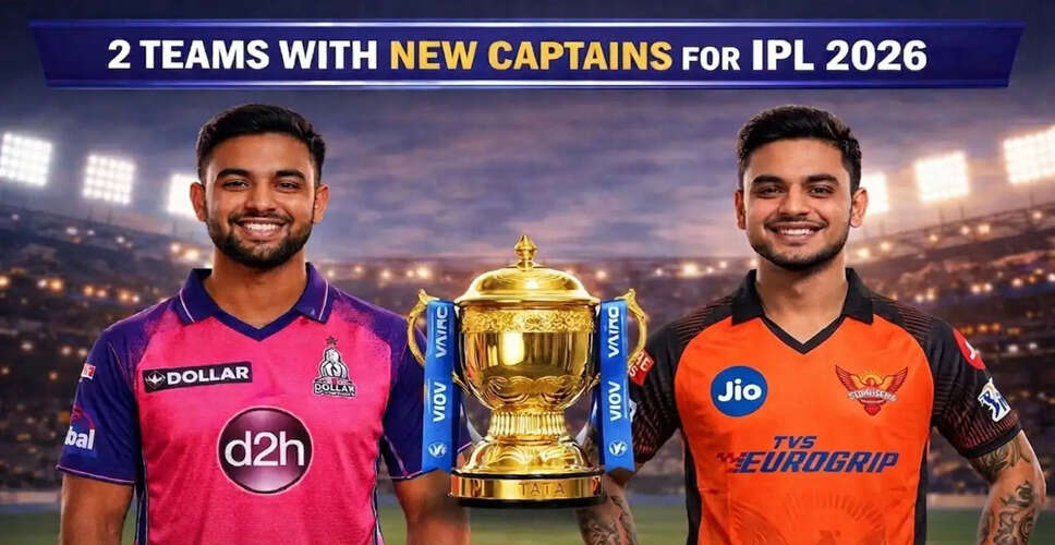 IPL 2026: Riyan Parag and Ishan Kishan Take the Helm for Their Teams