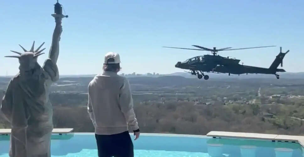 US Army Investigates Low-Flying Apache Helicopters Near Kid Rock's Estate