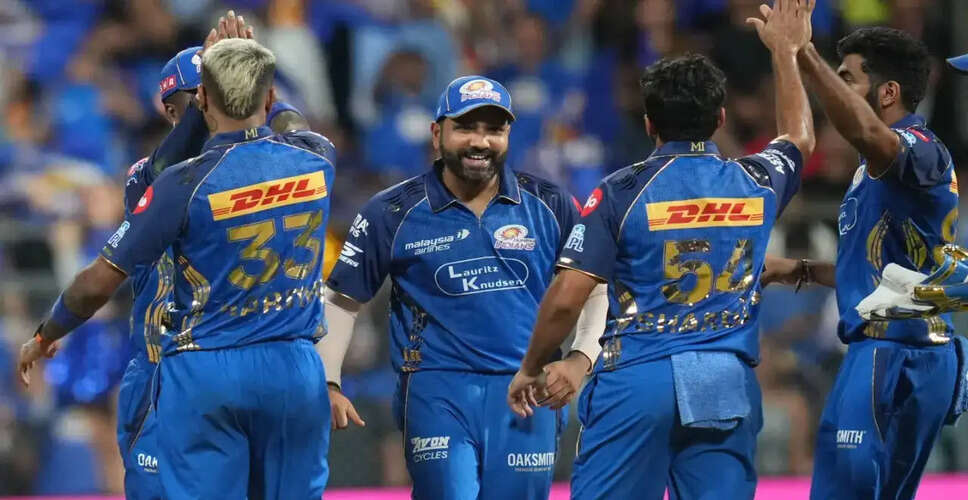 Mumbai Indians Secure Historic IPL Victory Over Kolkata Knight Riders