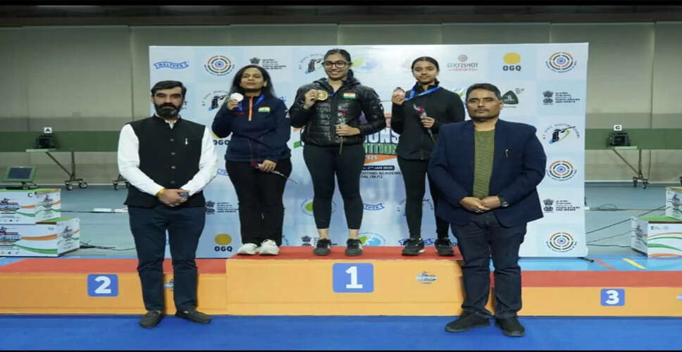 Ameerah Arshad Shines at National Shooting Championship with Gold Medal Win