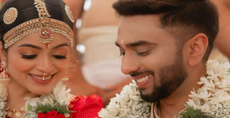 Janani Iyer Ties the Knot with Sai Roshan Shyam: A Glimpse into Their Dreamy Wedding