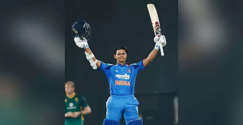 Yashasvi Jaiswal Celebrates First ODI Century in Series Decider Against South Africa