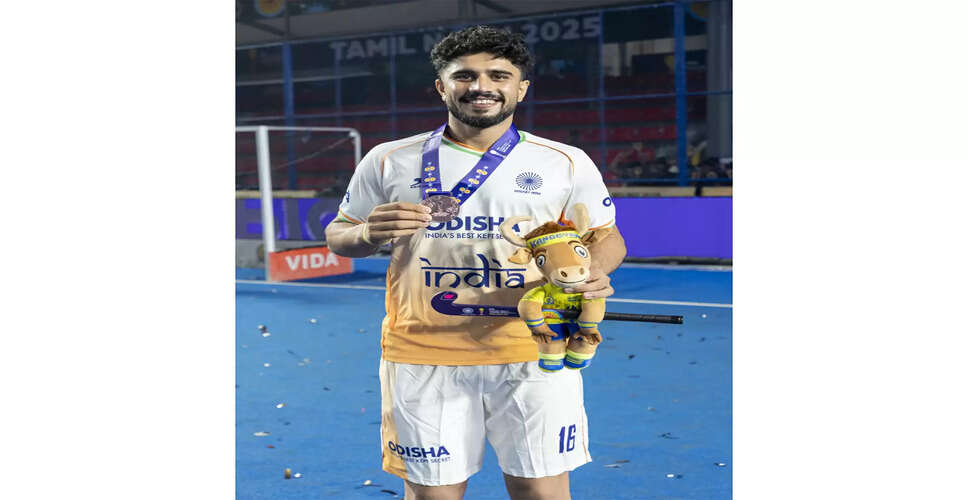 Prince Deep Singh Gears Up for Hero Hockey India League 2026 After Junior World Cup Success