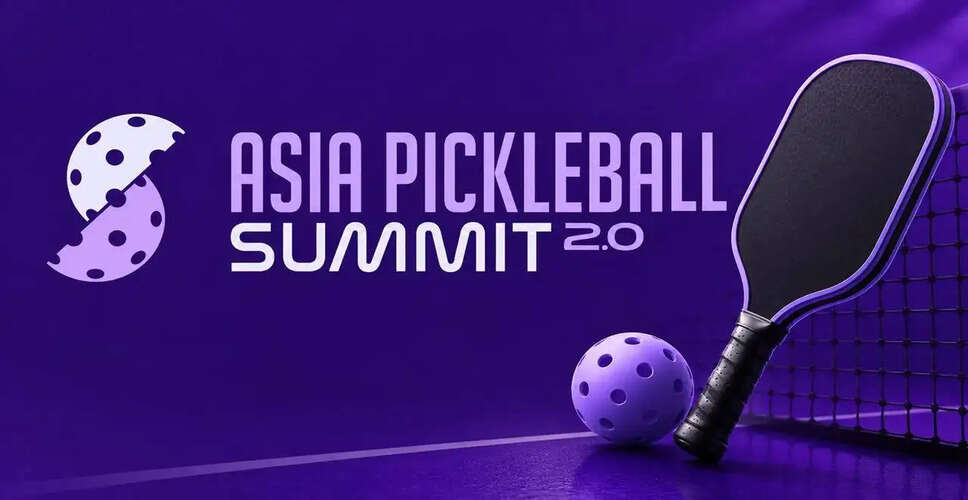 Asia's Pickleball Growth: Summit to Foster Sustainable Development