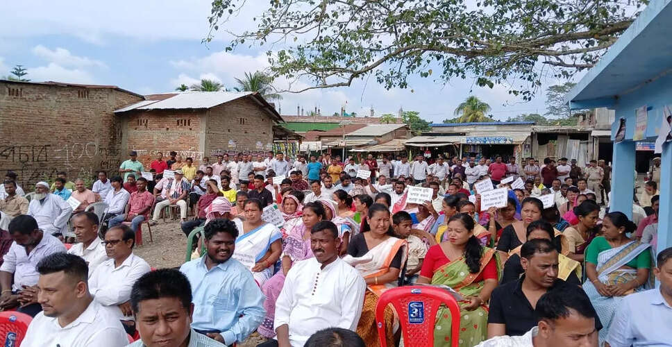 Protests Erupt in Uriamghat Over Assam-Nagaland Border Tensions