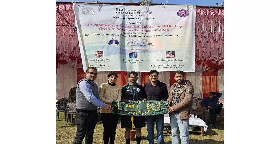 Shyam Lal College Triumphs in Hockey Tournament, Advances to Semifinals