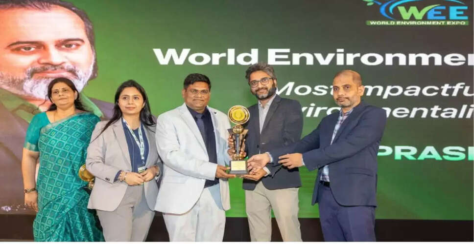 PrashantAdvait Foundation Honored as Top Animal Welfare Organization at World Environment Expo