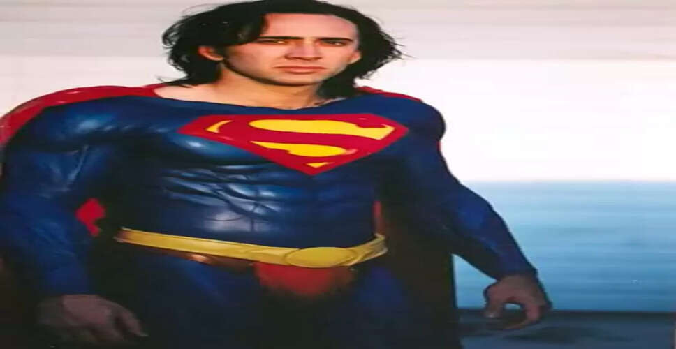 Nicolas Cage opens up on Superman cameo in 'The Flash'