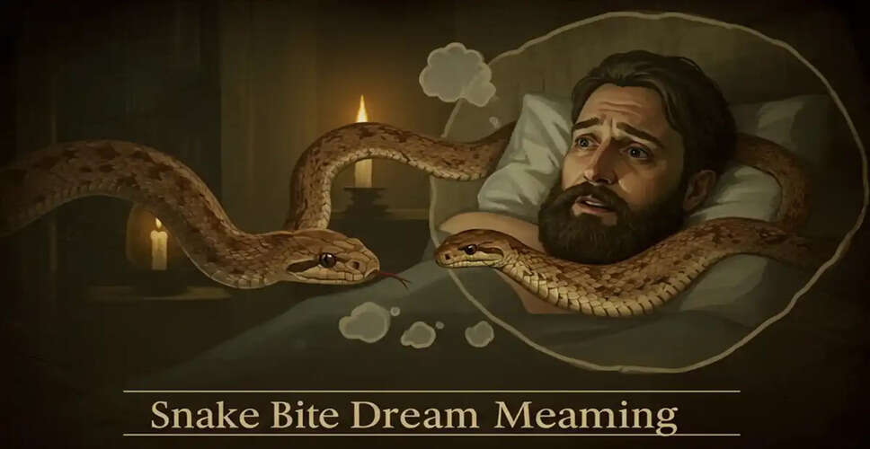 Understanding Snake Bites in Dreams: Symbolism and Remedies