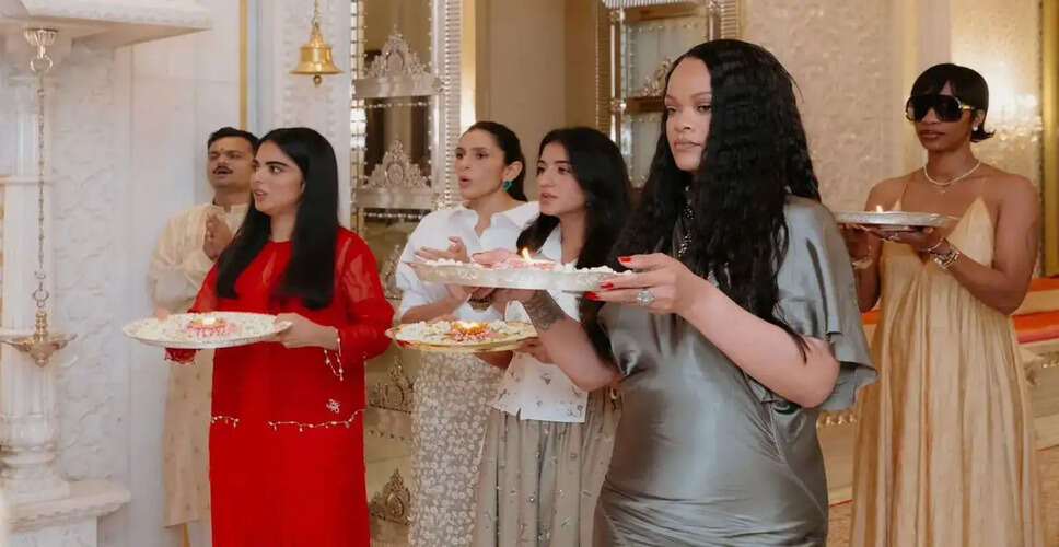 Rihanna's Enchanting Visit to India: A Cultural Celebration at the Ambani Residence