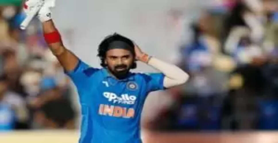 KL Rahul's Stellar Century Powers India to 284 Against New Zealand in ODI