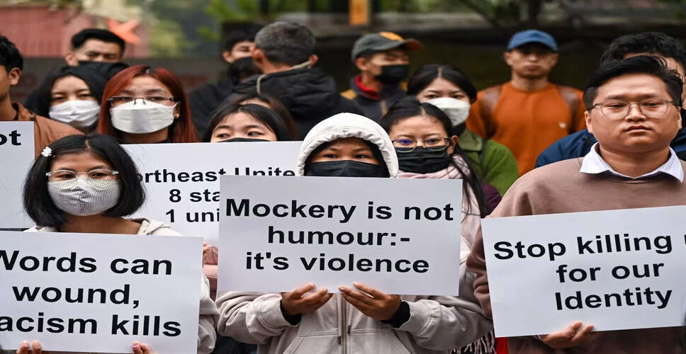 Northeast Students Protest in Delhi Demanding Justice for Anjel Chakma