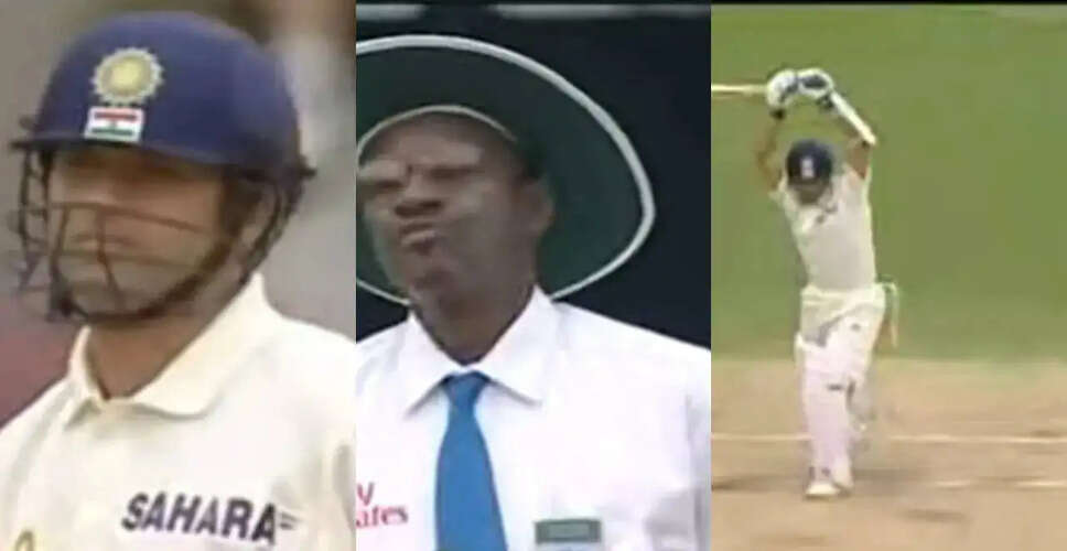 Umpire Steve Bucknor Reflects on Controversial Sachin Tendulkar Decision from 2003