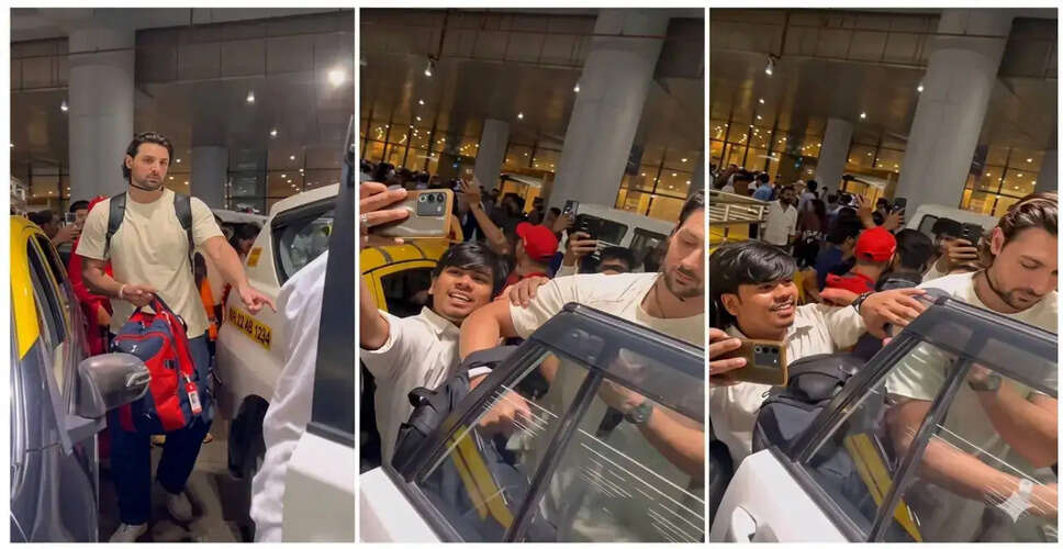 Tim David Faces Fan Frenzy at Mumbai Airport Amid IPL Excitement