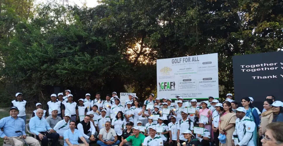 Inclusive Golf Training Camp Concludes with Inspiring Ceremony