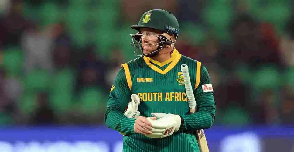 Heinrich Klaasen Reflects on His Retirement from International Cricket