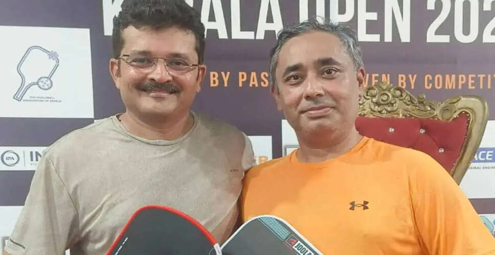 Chintan Sheth and Nilesh Desai Clinch 100+ Combined Age Doubles Title at Kerala Open 2026