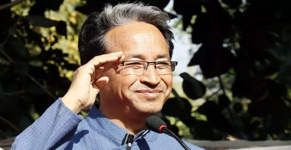 Sonam Wangchuk Criticizes Slow Progress in Ladakh Dialogue with Centre