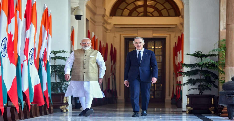 Strengthening India-Canada Relations: A New Era of Strategic Partnership