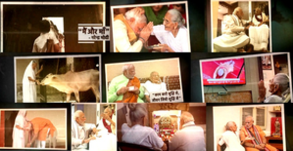 After filing nomination, PM Modi shares video to pay heartfelt tribute to mother Heeraben
