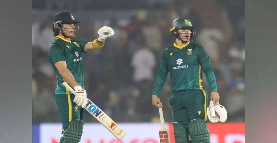 South Africa Achieves Historic ODI Chase to Equal Series Against India