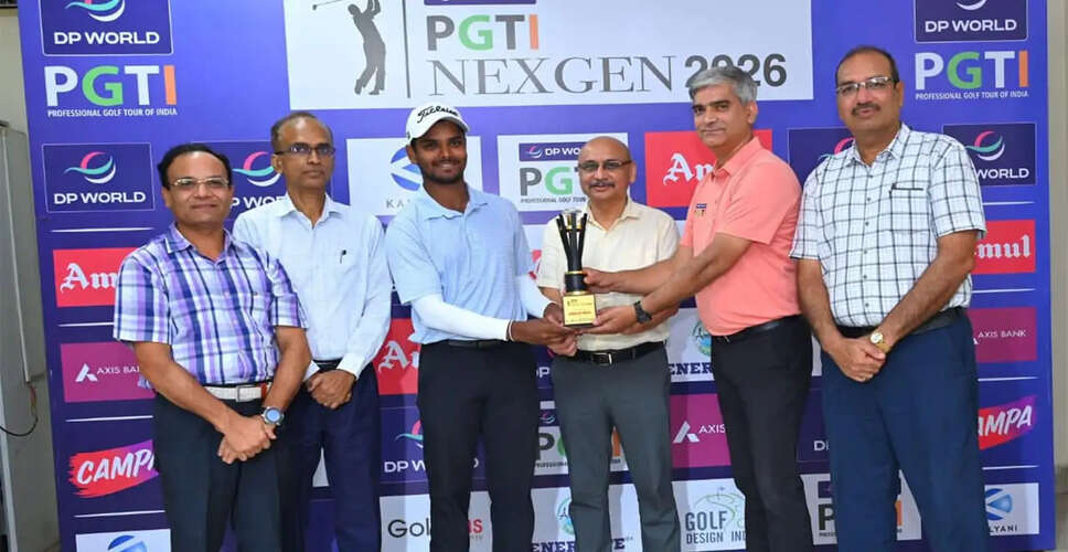 Sunit Chowrasia Clinches Third Consecutive Title at DP World PGTI NexGen