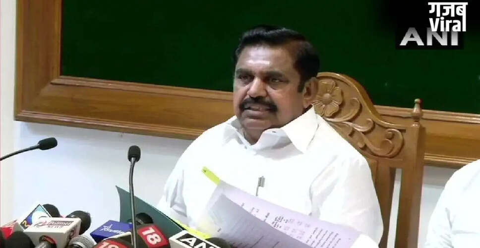 Political Turmoil in Tamil Nadu: AIADMK Faces Internal Strife After Election Loss