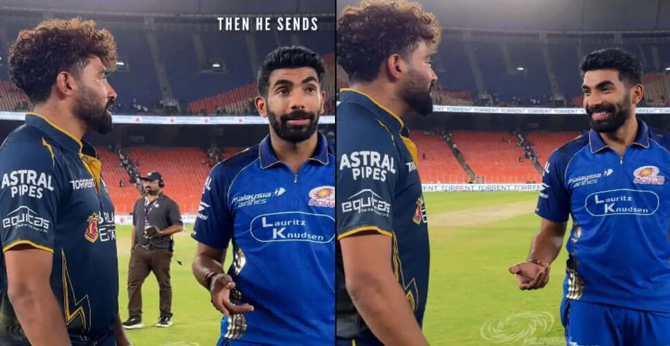 Jasprit Bumrah and Mohammed Siraj Share Hilarious Banter After IPL 2026 Match