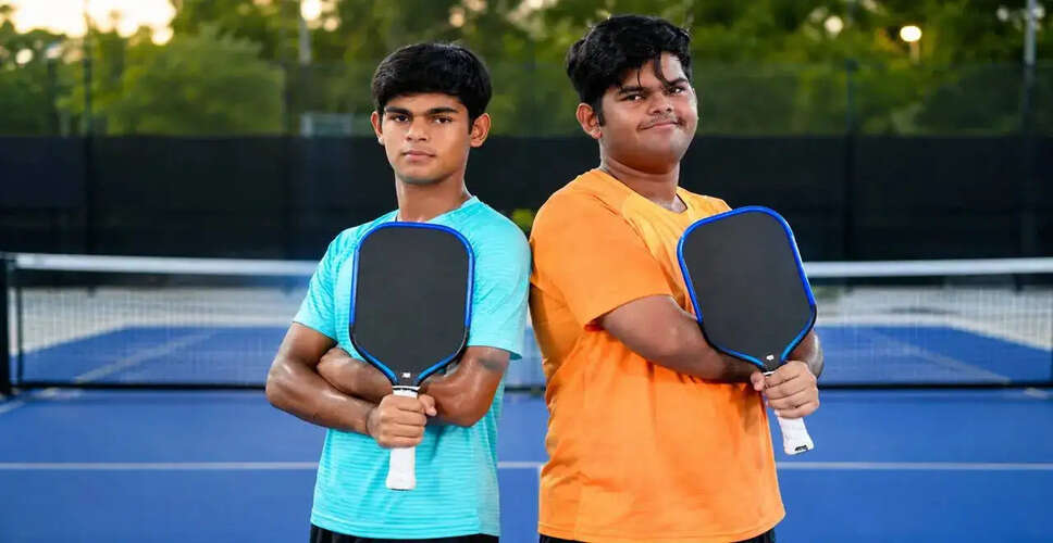 Indian Pickleball Stars Arjun and Aditya Singh Join Zocker Global Team
