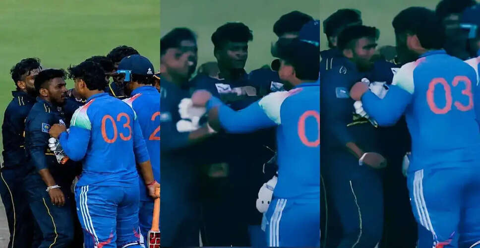 Vaibhav Sooryavanshi Faces Controversy After Heated Clash in Tri-Nation Series
