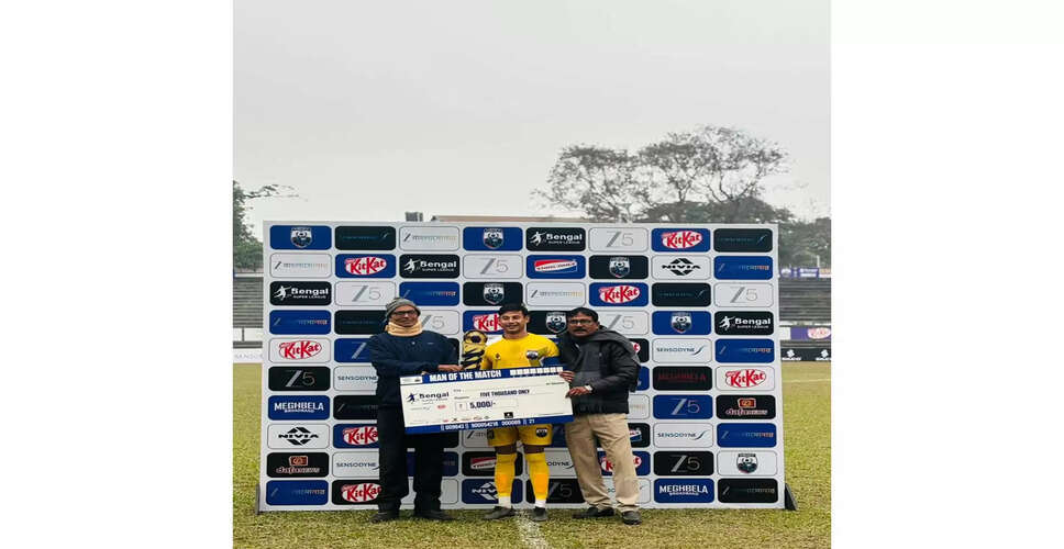 North Bengal United FC Secures Last-Minute Victory Over Sundarban Bengal Auto FC