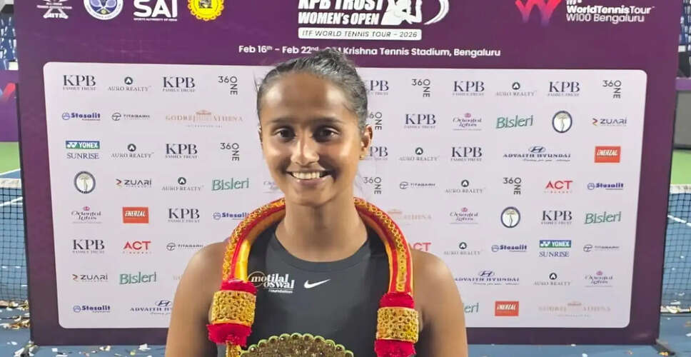 Vaishnavi Adkar: India's Rising Tennis Star on the Global Stage