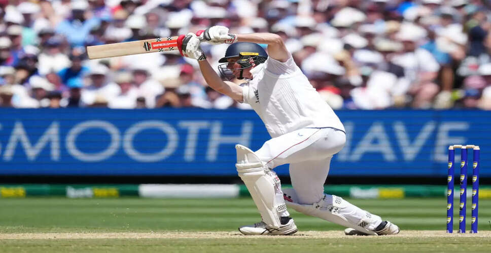 England Eyes Victory in Boxing Day Test After Strong Start Against Australia