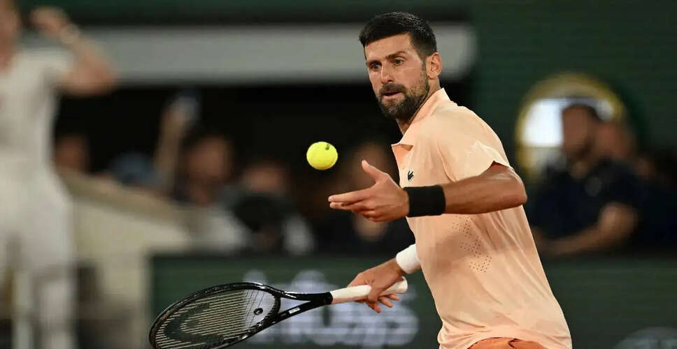 Novak Djokovic Begins French Open Journey with Tough Win Over Giovanni Mpetshi Perricard