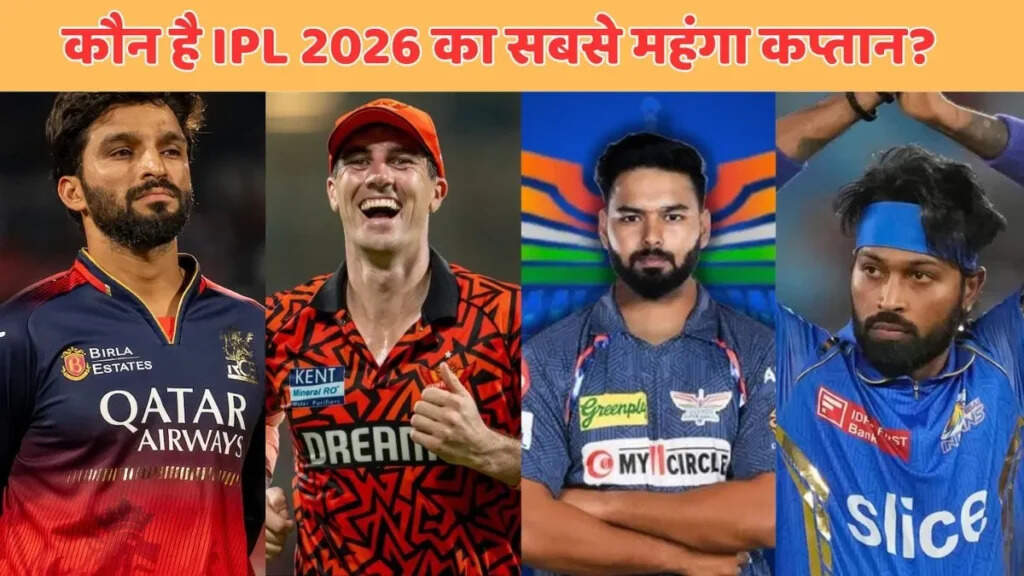 IPL 2026: Captains and Their Salaries Revealed