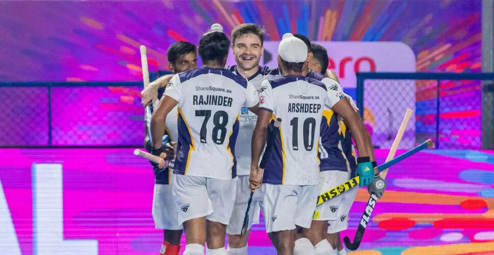 Accord Tamil Nadu Dragons Triumph in Penalty Shootout Against Hyderabad Toofans in HIL Opener