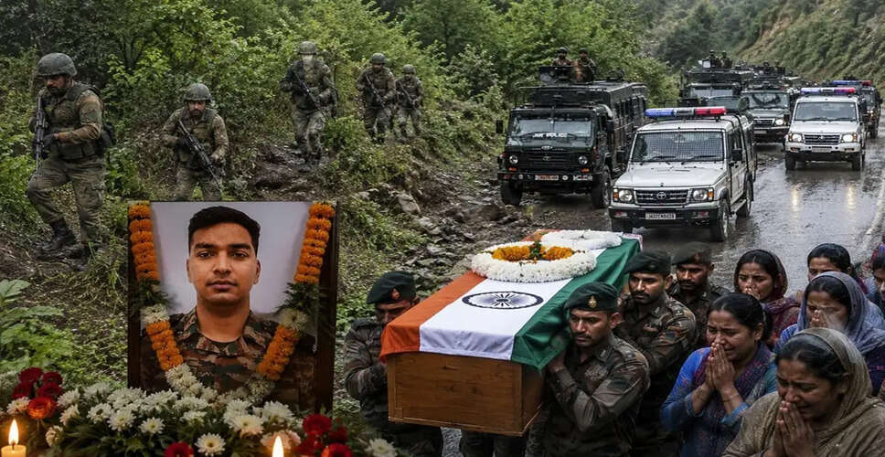 Brave Young Officer Sacrifices Life in Anti-Terror Operation in Jammu and Kashmir