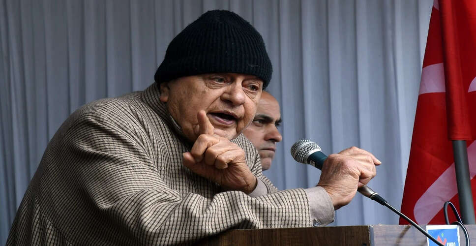 Farooq Abdullah Celebrates Religious Festivals, Advocates for Unity in Kashmir