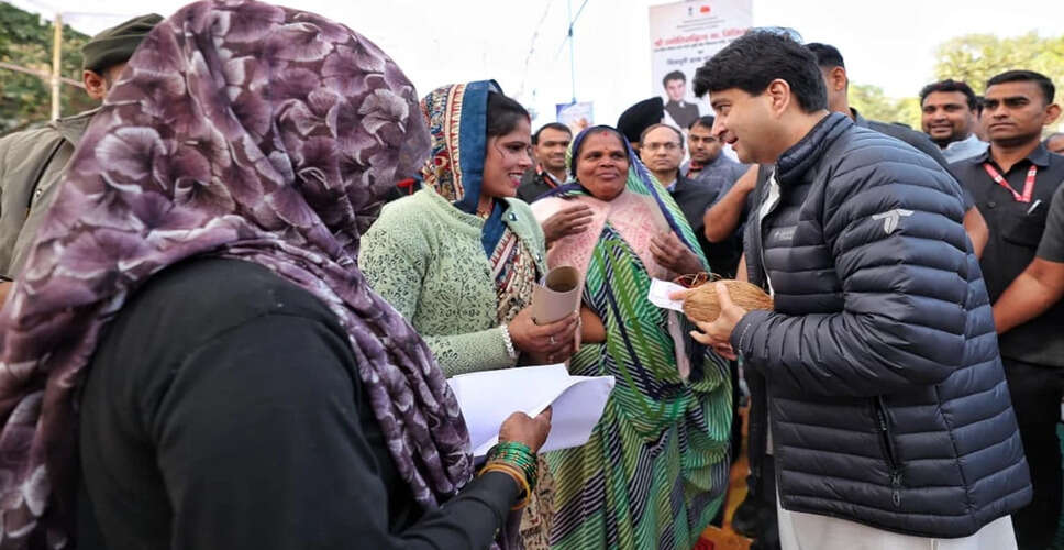 Modernized Post Office Inaugurated in Badarwas by Union Minister Jyotiraditya Scindia
