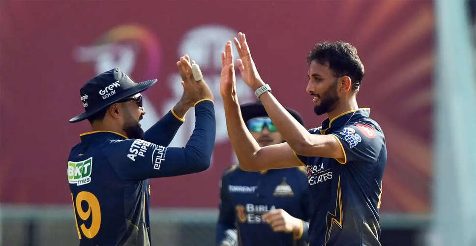 Prasidh Krishna's Four-Wicket Haul Guides Gujarat Titans Against Lucknow Super Giants