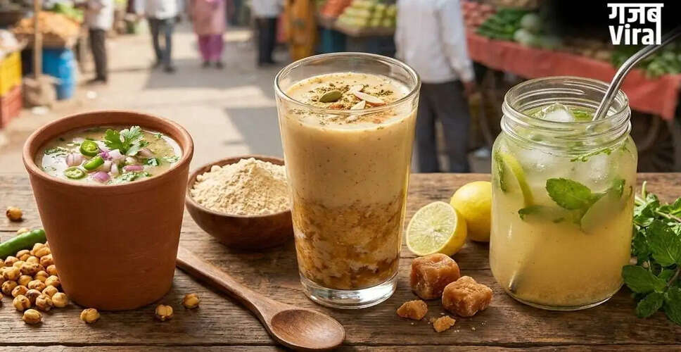Refreshing Summer Drinks for Kids Using Sattu