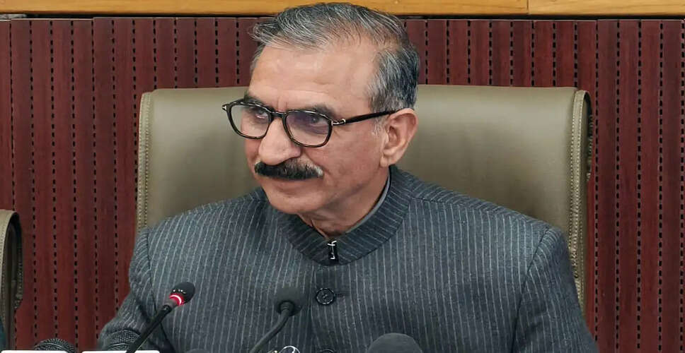Himachal CM Reduces Convoy Size in Response to PM's Energy Conservation Call