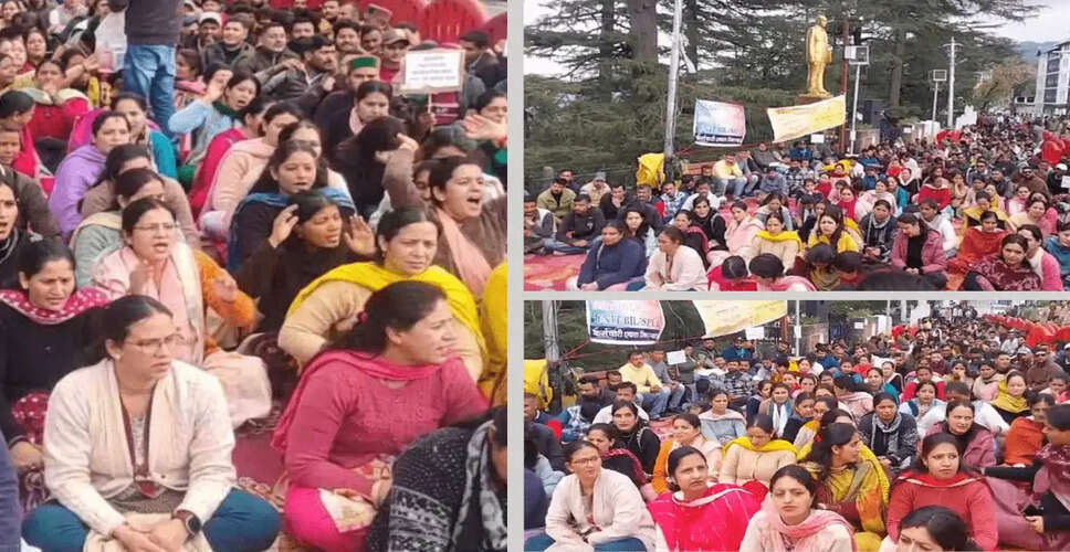 Outsourced Workers in Himachal Pradesh Demand Job Security and Fair Wages